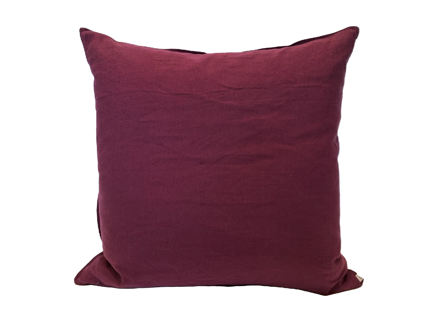 Cushion Cover - Abstract Circles 3 / Damson - 55 x 55 One-of-a-Kind