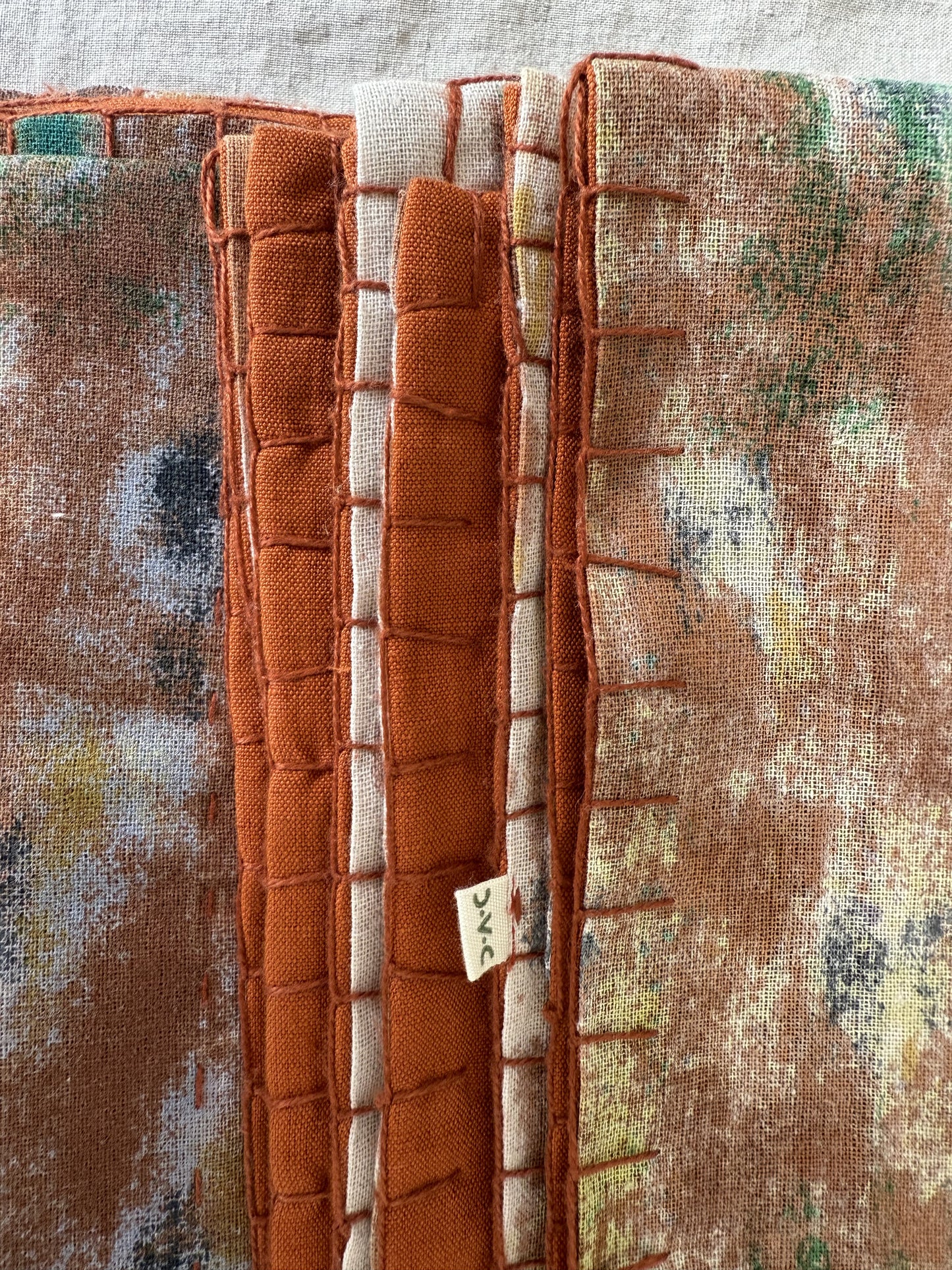 Kantha Dohar - Spice Market / Teal - One of a Kind