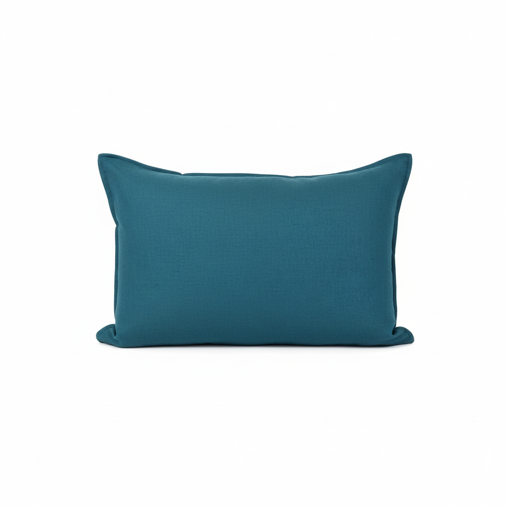 Cushion Cover - Emerald Lake / Jasper - reverse side clearcut on white background