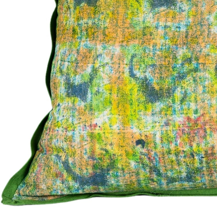 Cushion Cover - Garden Stamen / Moss - 40 x 60 one-of-a-kind