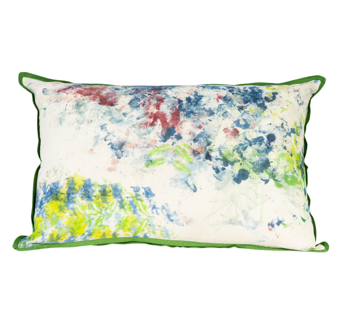 Cushion Cover - Painterly Daze / Moss - 40 x 60 - One of a Kind