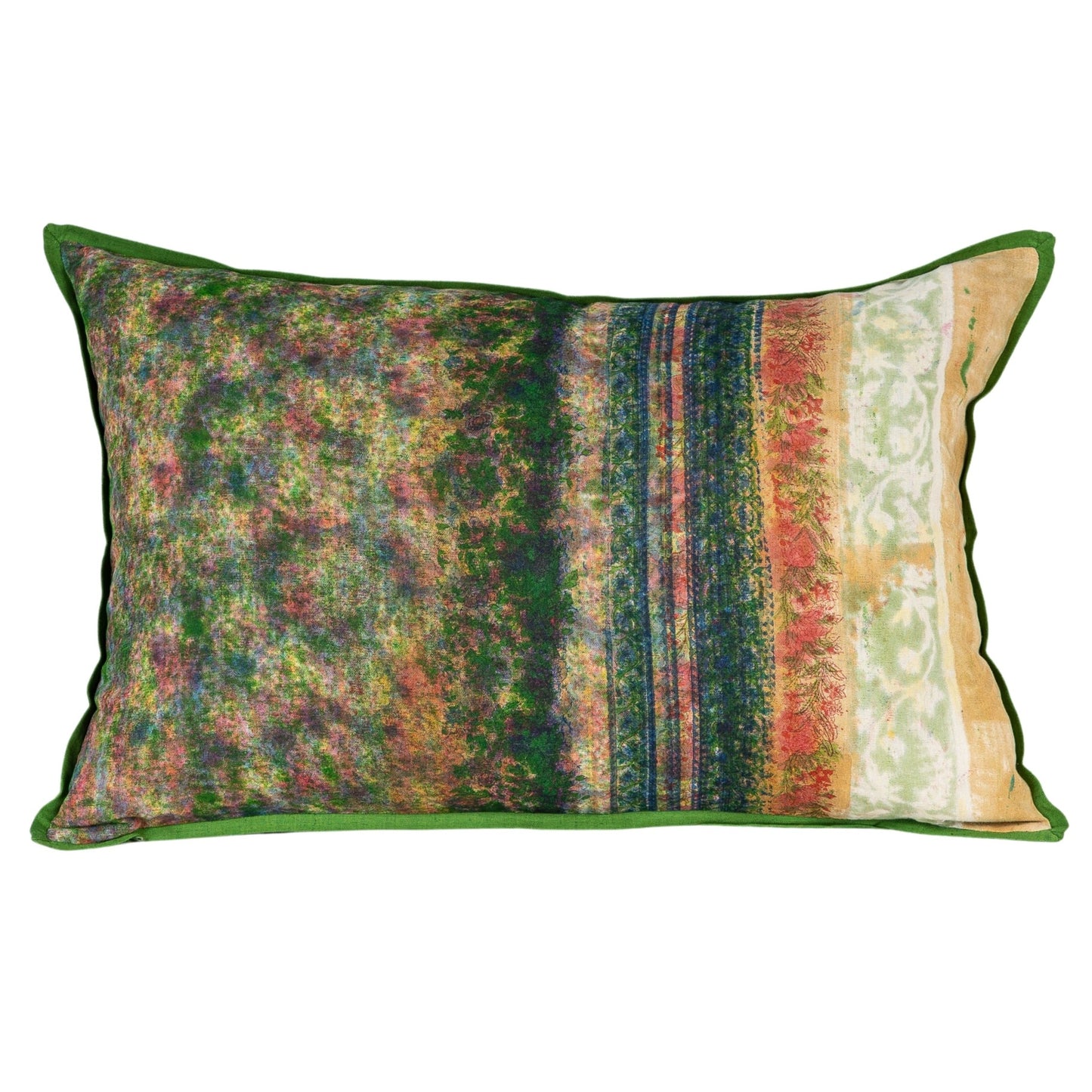Cushion Cover - Saturated Stripe / Moss - 40 x 60 - One of a Kind