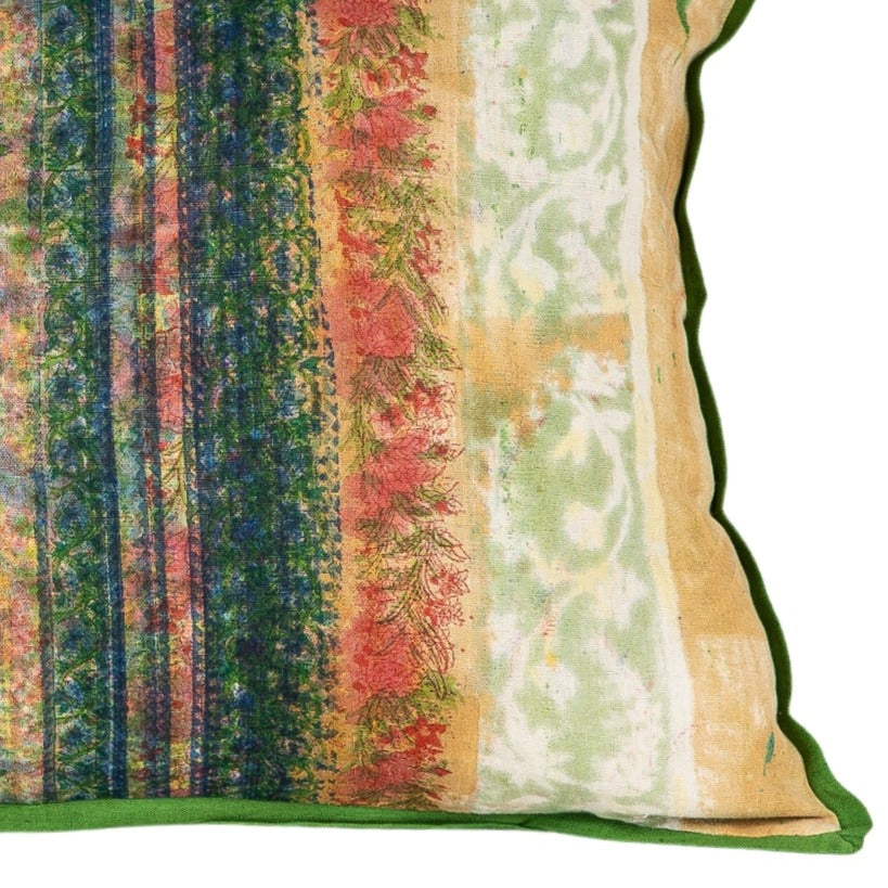 Cushion Cover - Saturated Stripe / Moss - 40 x 60 - One of a Kind