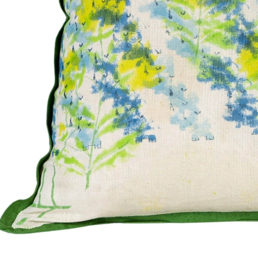 Cushion Cover - Meadow Morning Zest 1 / Moss - 40 x 60 One of a Kind