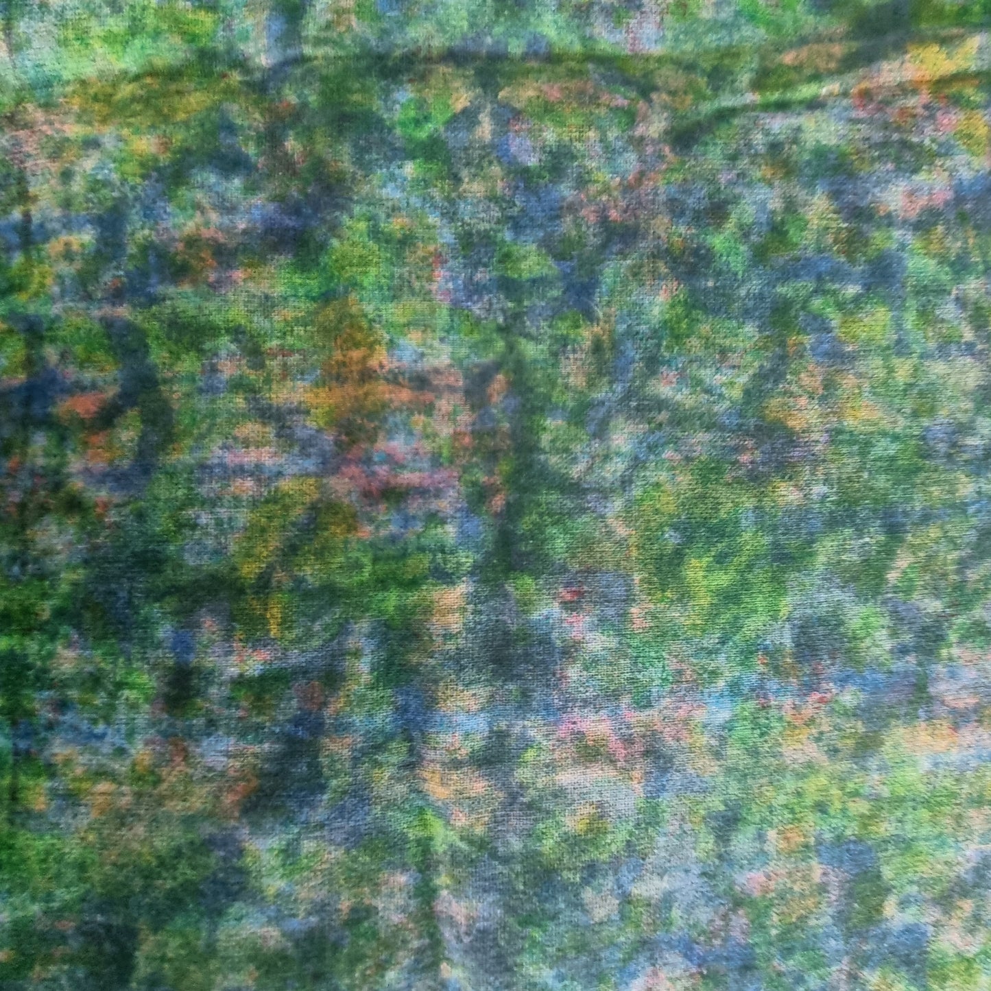 Half Kantha Dohar Quilt - Moody Emerald / Moss - One of a Kind
