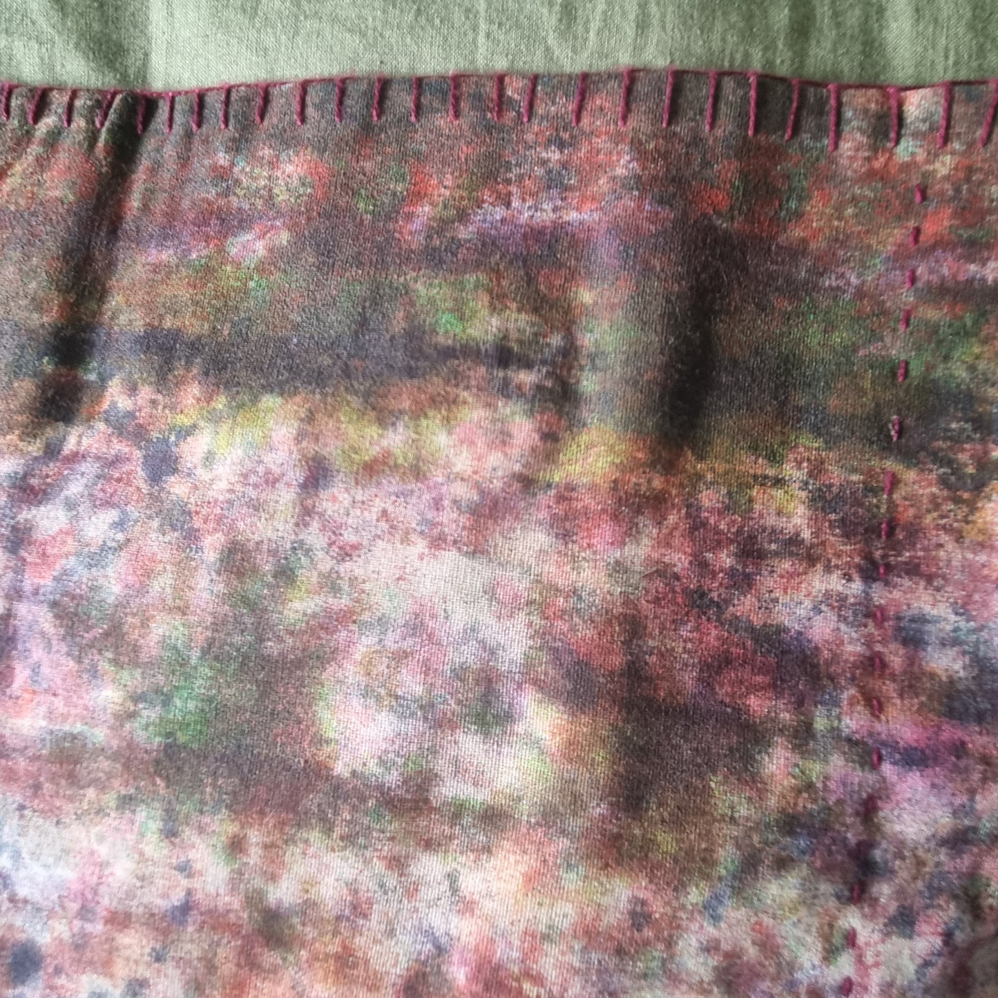 Half Kantha Doha Quilt - Dream Weaver / Damson
