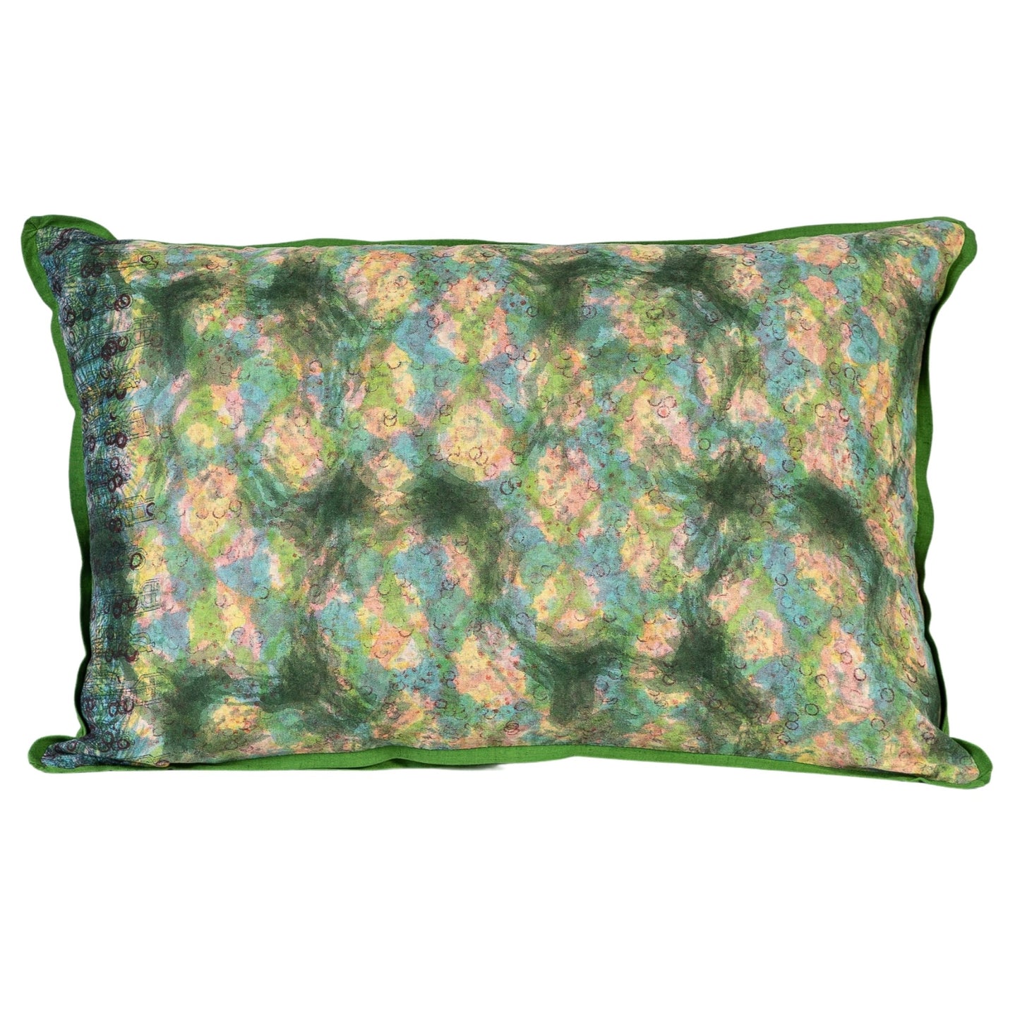 Cushion Cover - Lime Contrast / Moss 40 x 60 Limited Edition of 2