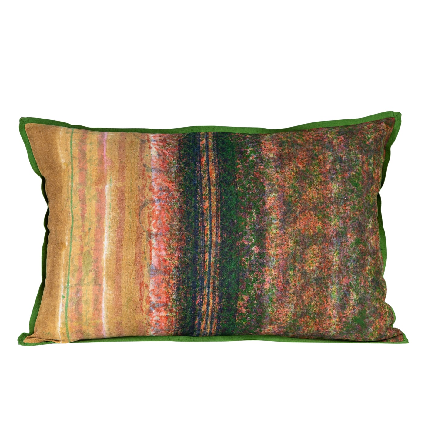 Cushion Cover - Saturated Stripe 2 / Moss - 40 x 60 - Limited Edition of 4