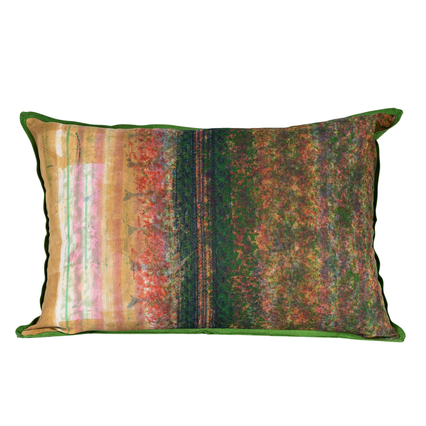 Cushion Cover - Saturated Stripe 2 / Moss - 40 x 60 - Limited Edition of 4