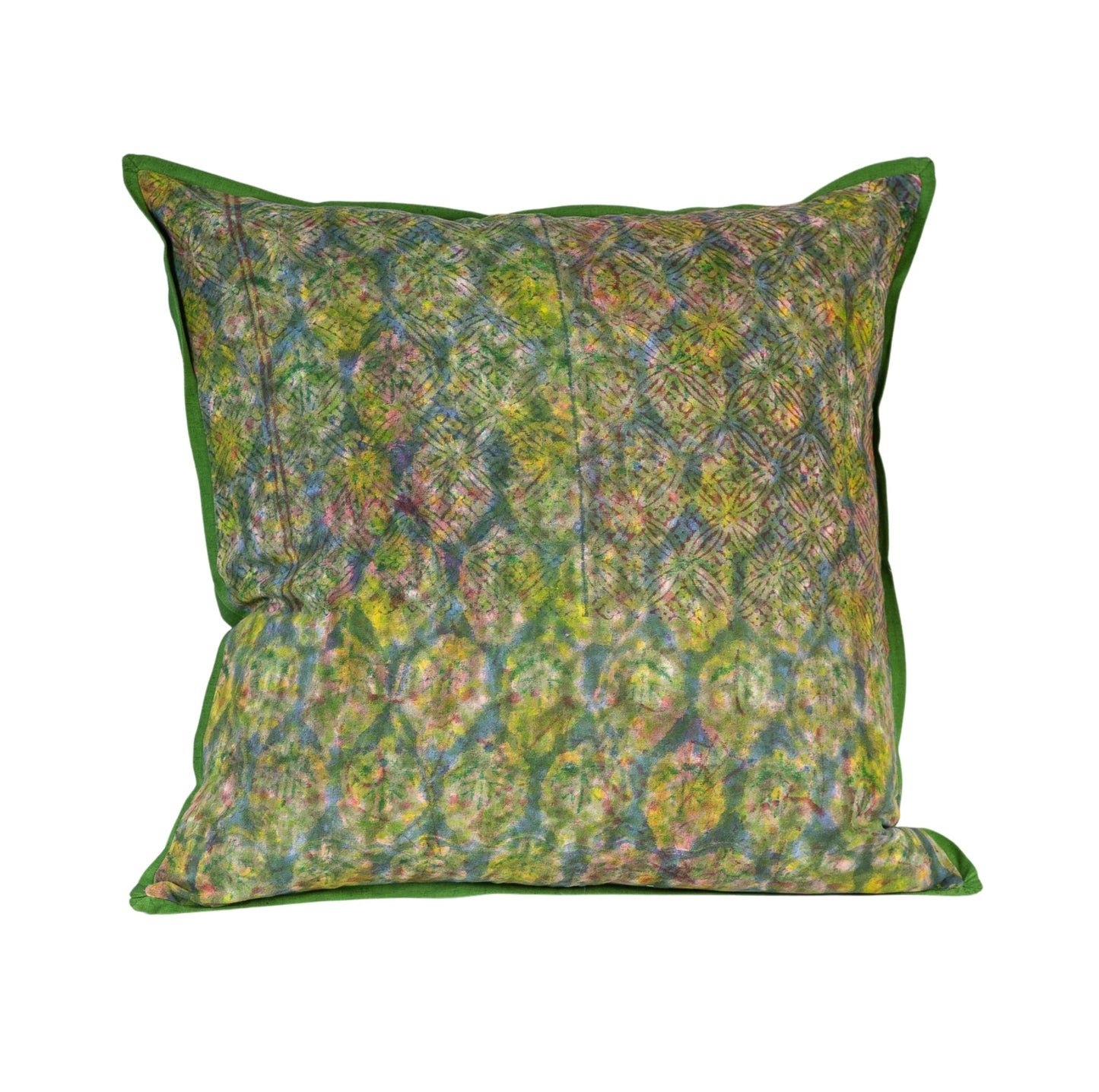 Cushion Cover - Meadow Starburst / Moss - 55 x 55 Limited Edition of 2