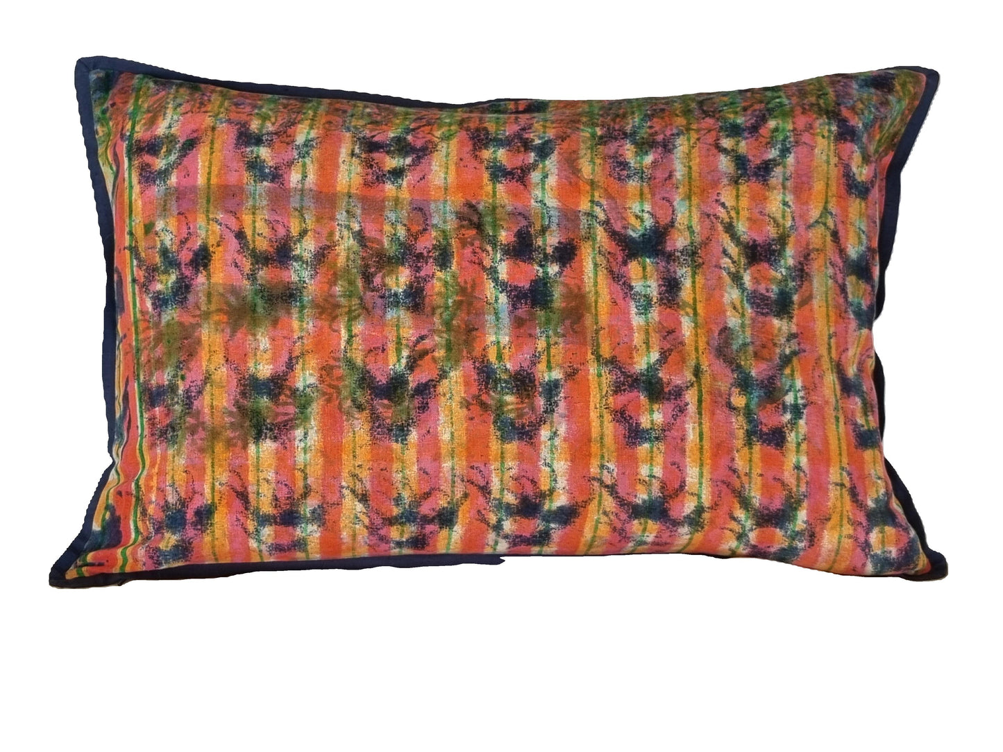 Cushion Cover - Jaipur Sunset Bloom / Blue Iris  - 60 x 40 cm Limited Series of 4