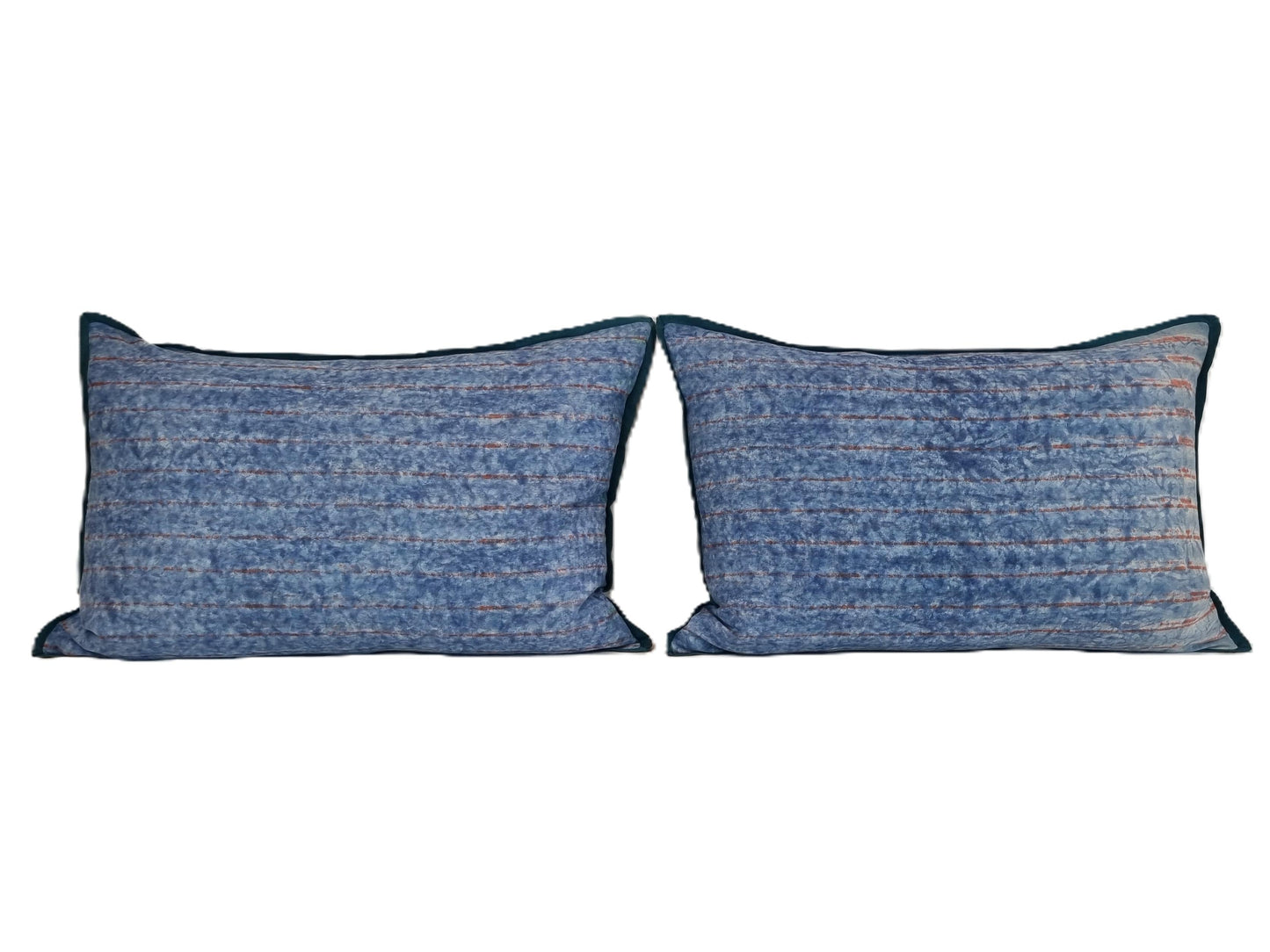 Cushion Cover - Beach Stripe / Jasper - 40 x 60 - One Pair Only