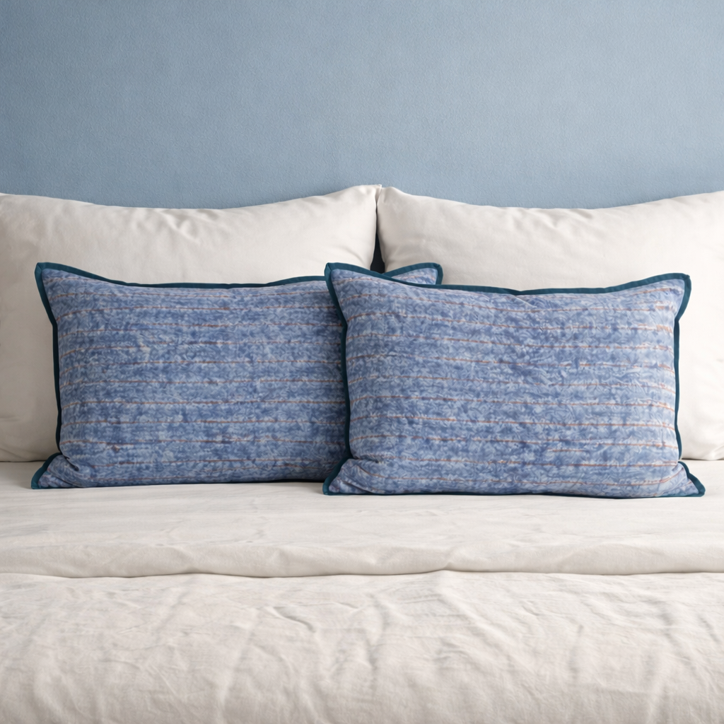 Cushion Cover - Beach Stripe / Jasper - 40 x 60 - One Pair Only