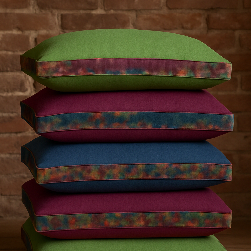 Box Cushion 50 x 50 Blue Iris