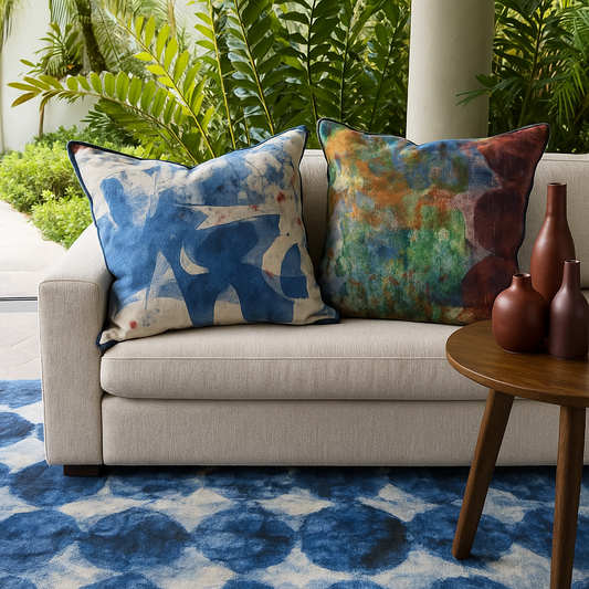 Blue Iris 55 x 55 cm Cushion Cover BI 602 s