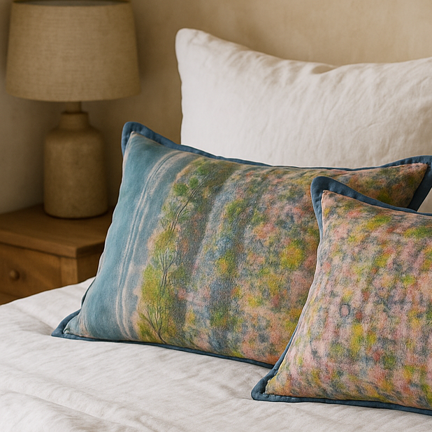 Blue Iris 60 x 40 cm Cushion Cover BI 105