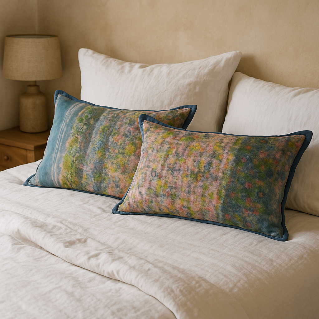 Blue Iris 60 x 40 cm Cushion Cover BI 403