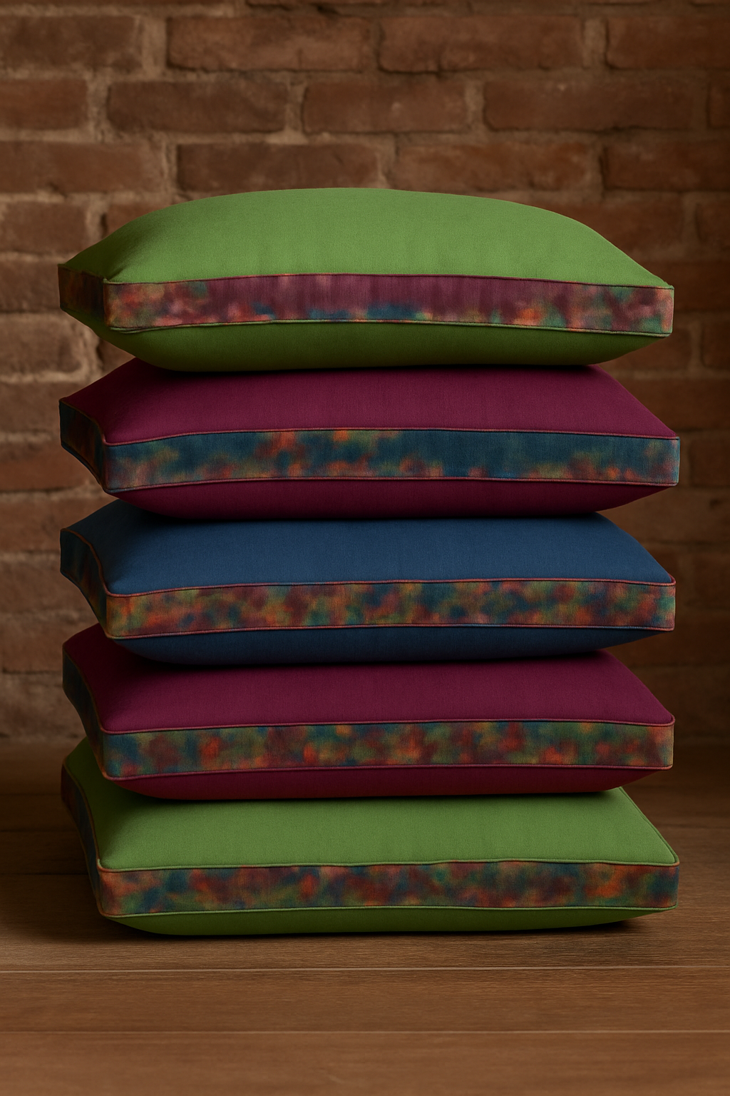 Box Cushion 50 x 50 Blue Iris