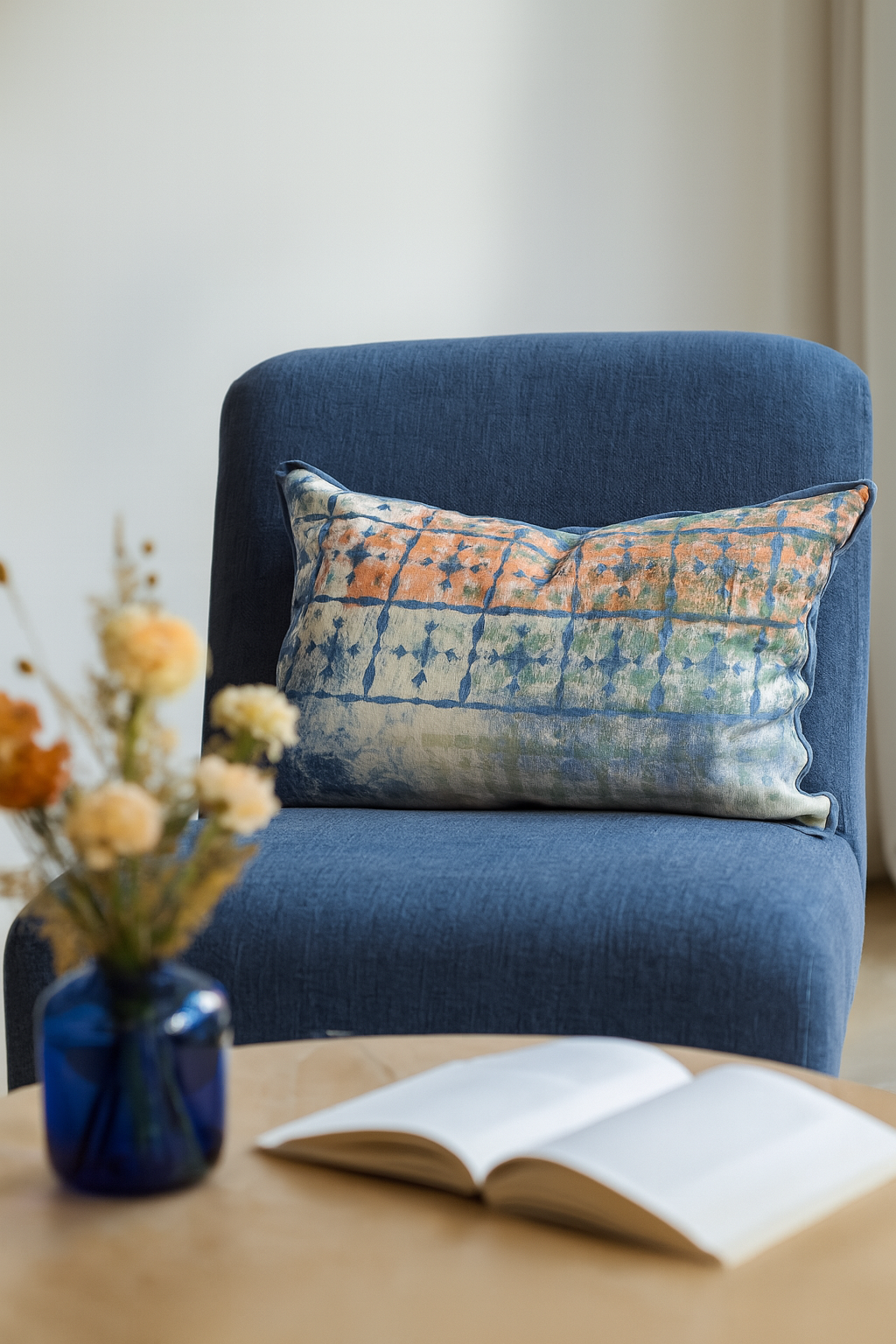 Blue Iris 60 x 40 cm Cushion Cover BI 131