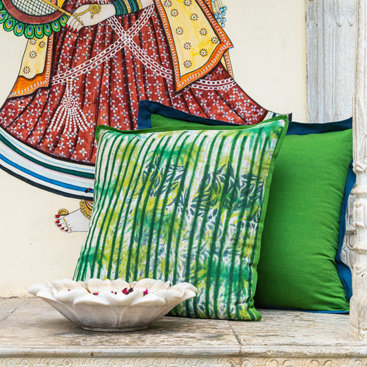 Cushion Cover - Bamboo Forest / Moss 55 x 55 cm One-of-a-Kind