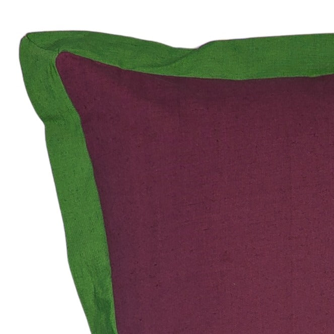 Euro Pillow Cover - 60 x 60cm Damson and Moss