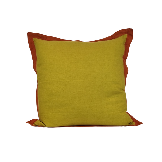 Euro Pillow Cover - 60 x 60cm Citrine and Carnelian