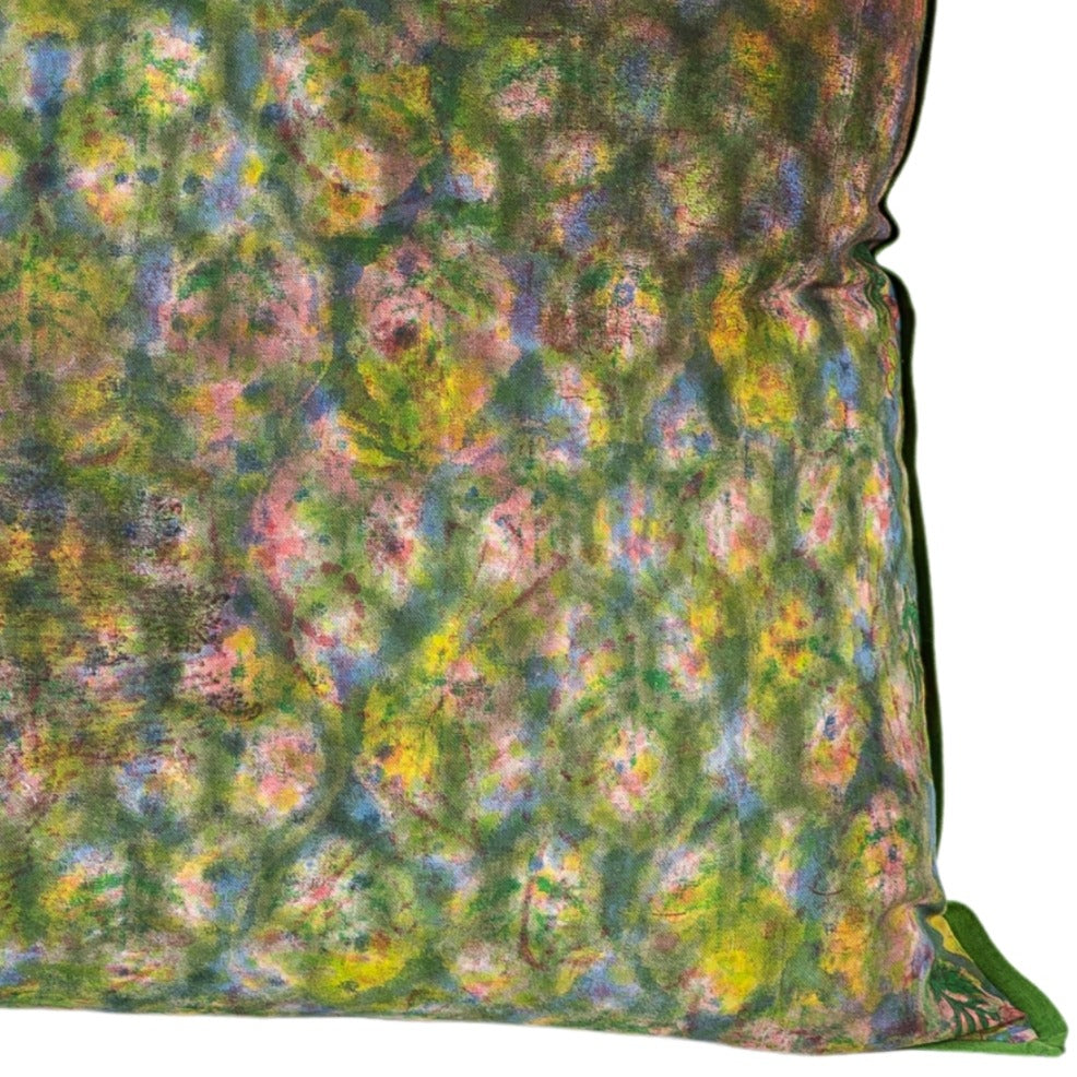 Cushion Cover - Meadow Blush / Moss - 55 x 55 One-of-a-Kind