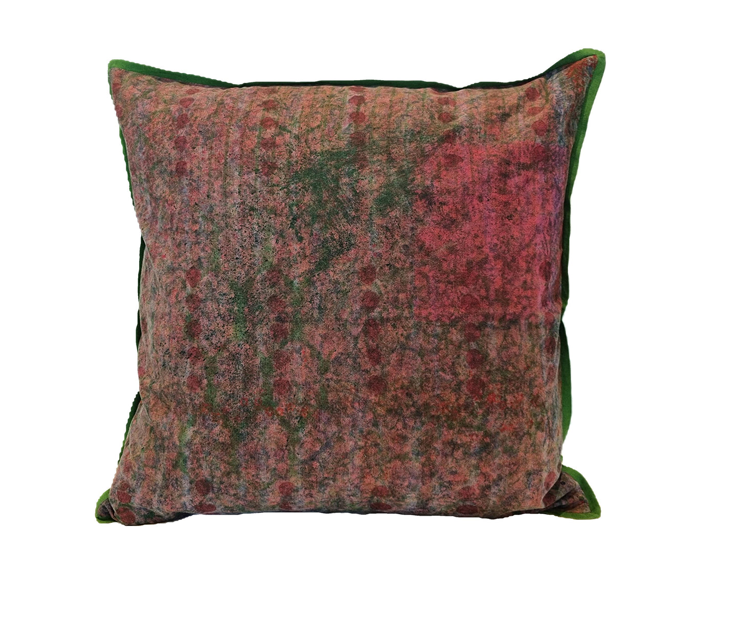 Cushion Cover - Coral Garden in Plum / Moss - 1/2 Limited Series 55 x 55