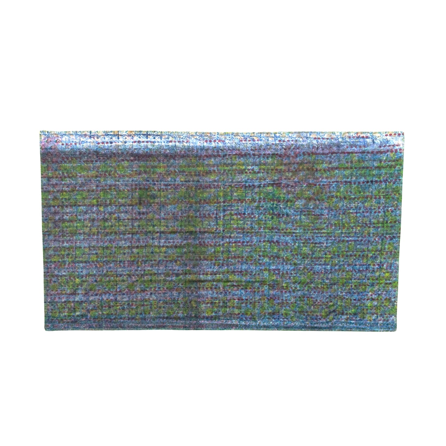 Half Kantha Doha Quilt - Moss Q.M.103