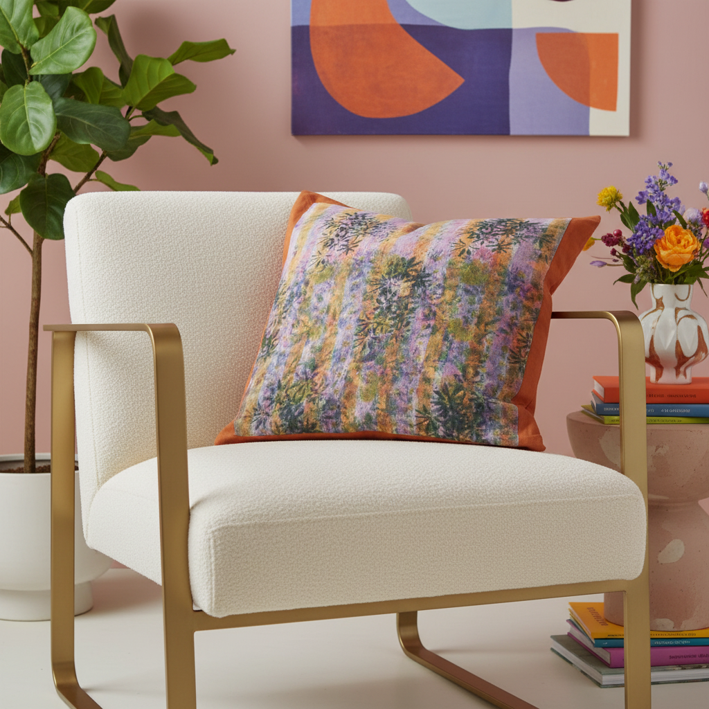 Luxury fun vibe on designer modern chair