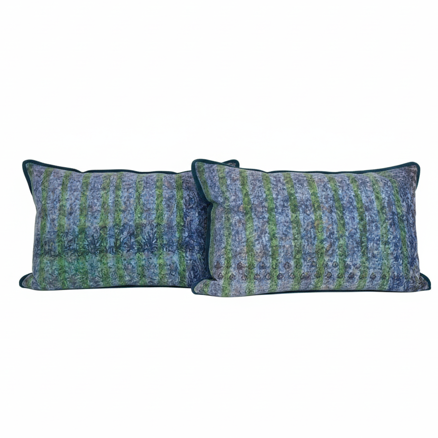 Two cushions side by side