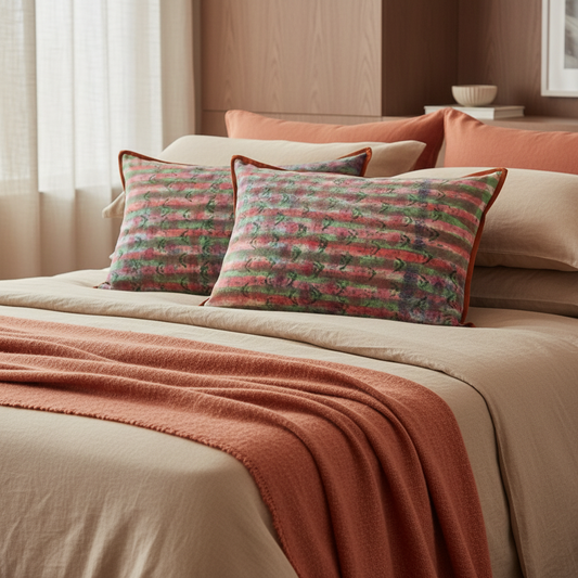 Carnelian Feature Cushion Cover 40 x 60 Pair C.CN.102